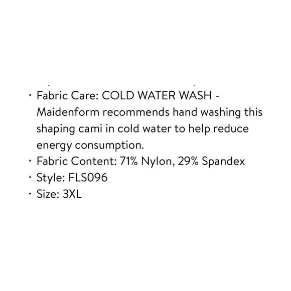 Maidenform Shapewear 3X Modern Sculpts Cami Cool Comfort Ultra Firm Flexees NWT - Picture 9 of 13